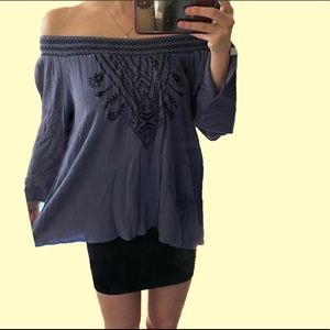 Strapless Pac Sun shirt